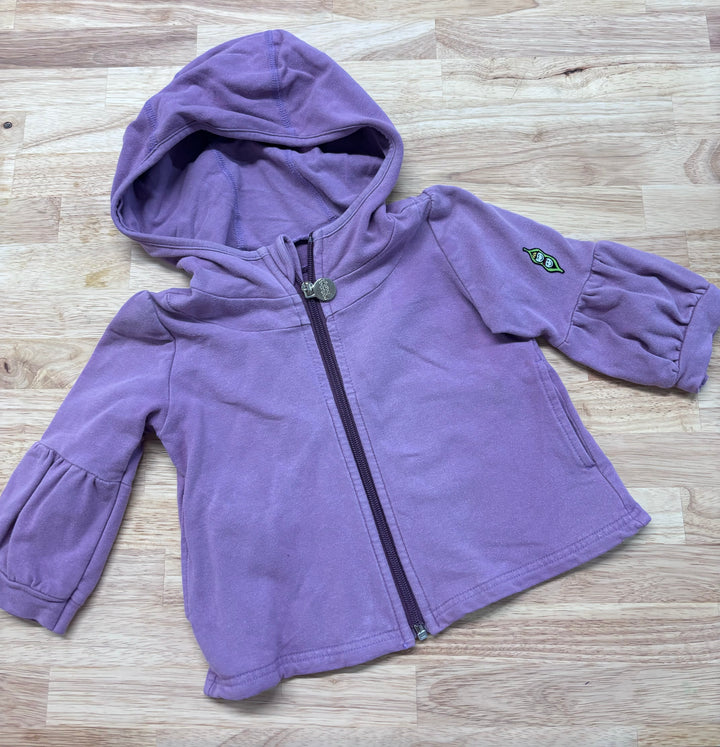 Peekaboo Beans Light Purple Jacket with Fluff Arms (Size 3)