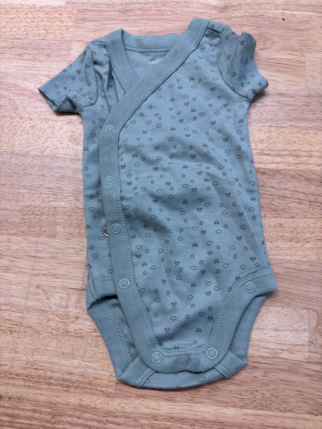 Simple Joys by Carter’s Kimono Bodysuit – Rainbows – Newborn