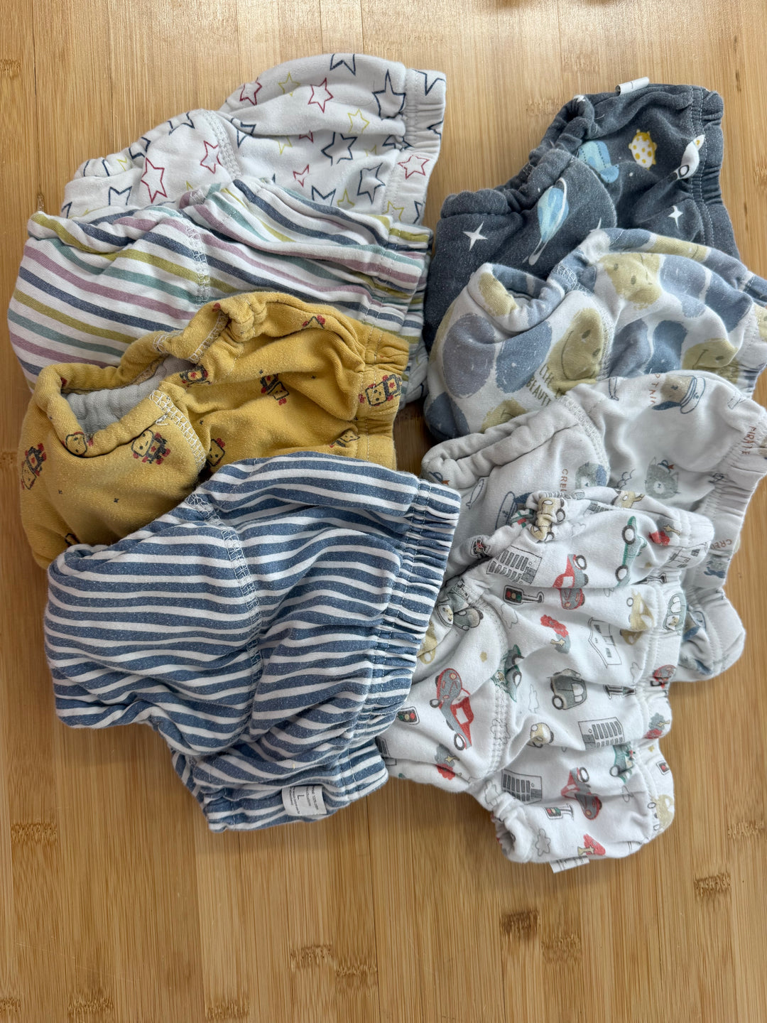 Cotton Training Pants Set of 8 – L