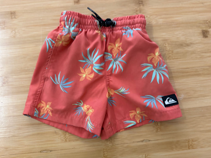 Quiksilver Orange Palm Tree Swim Shorts – 4/5