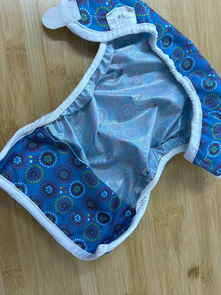 Bummis Diaper Cover – Size 2 (15-30 lbs) | Blue - Nest and Sprout-Consignment