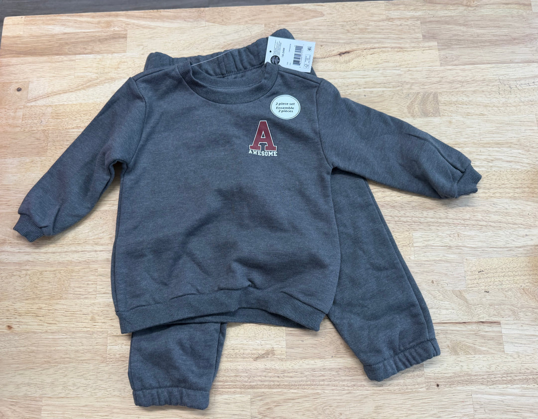George A for Awesome Sweatshirt & Jogger Set – 24M | NWT