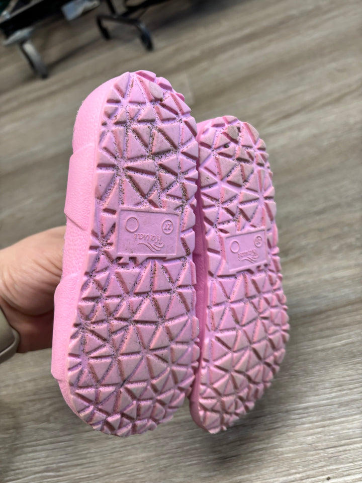 Kauai Pink Snap Sandals | Size 27