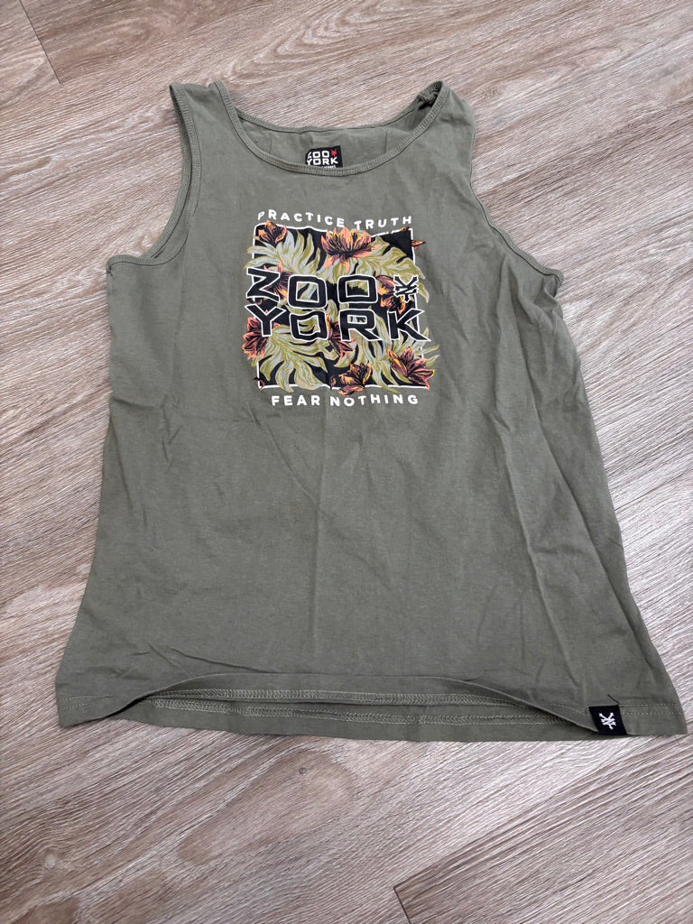 Zoo York Youth 14 Tank Top – Green imperfect