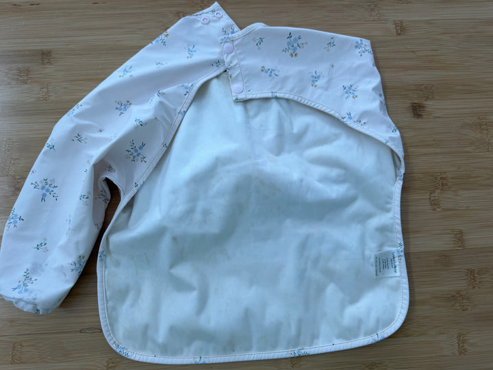 Loulou Lollipop Itsy Floral Bib – 3–36M | Cream
