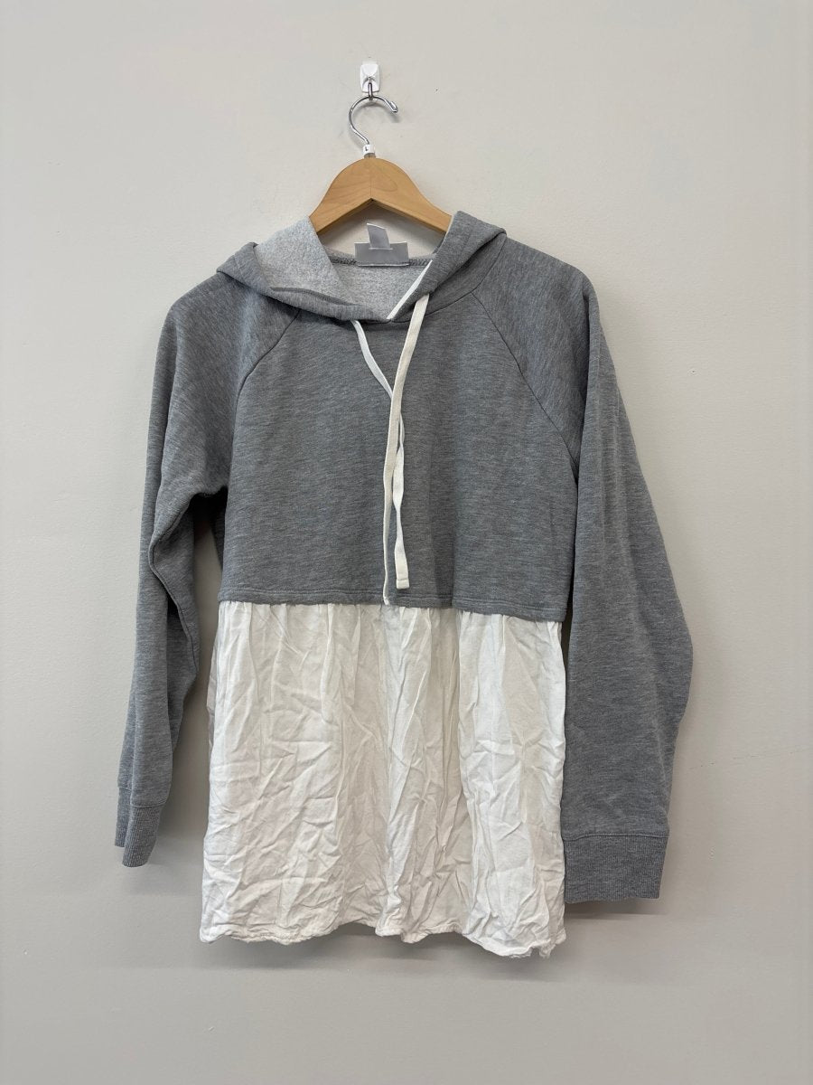 Motherhood Maternity Heather Grey Sweatshirt - Nest and Sprout - Consignment