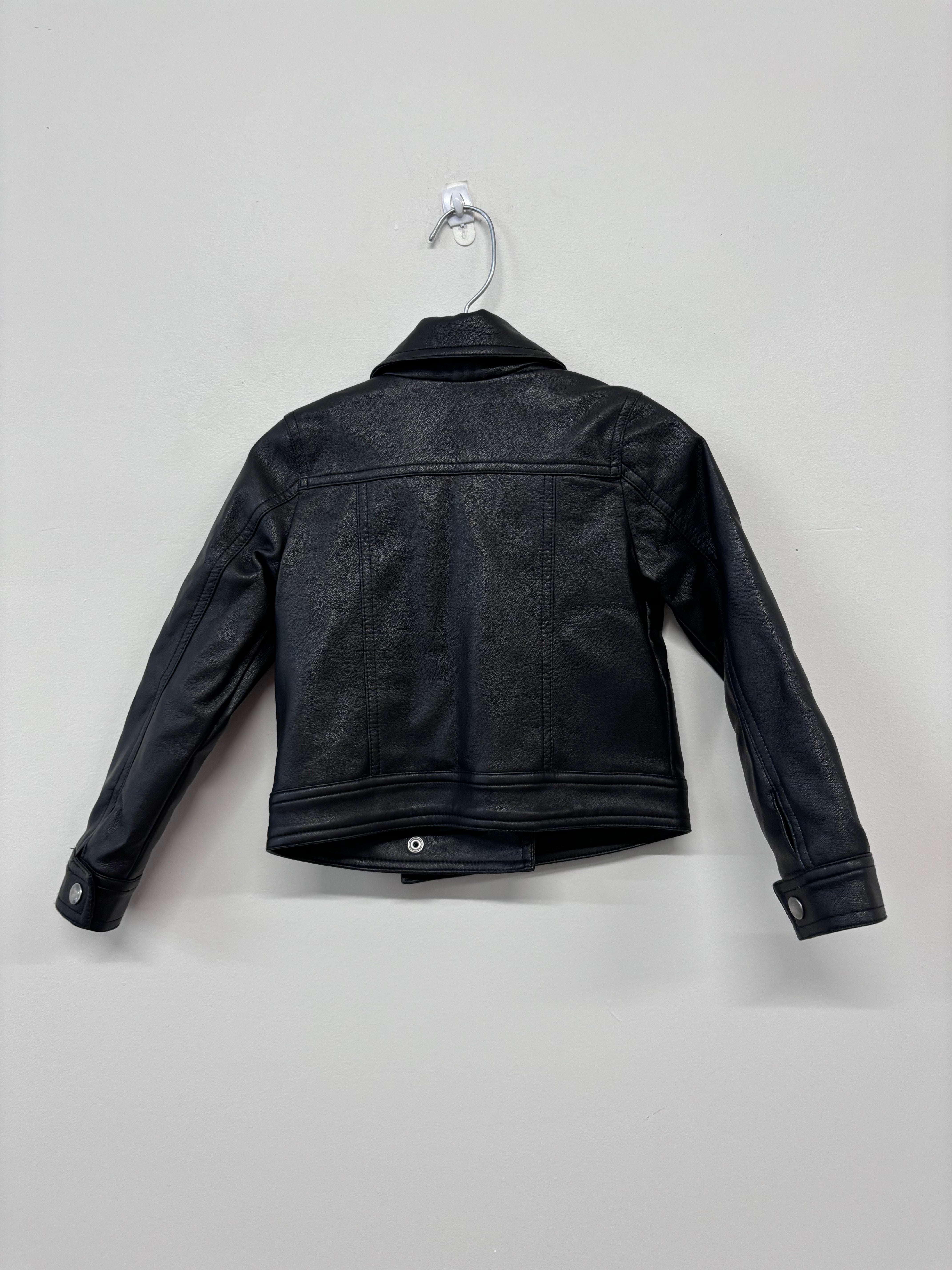 Children s Fashion Jacket Joe Fresh Leather Jacket Size 3T Nest and Sprout