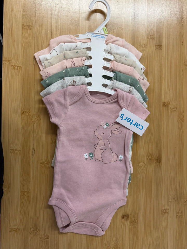Carter's Bunny Rabbit Bodysuit Set of 7 – 3M | NWT