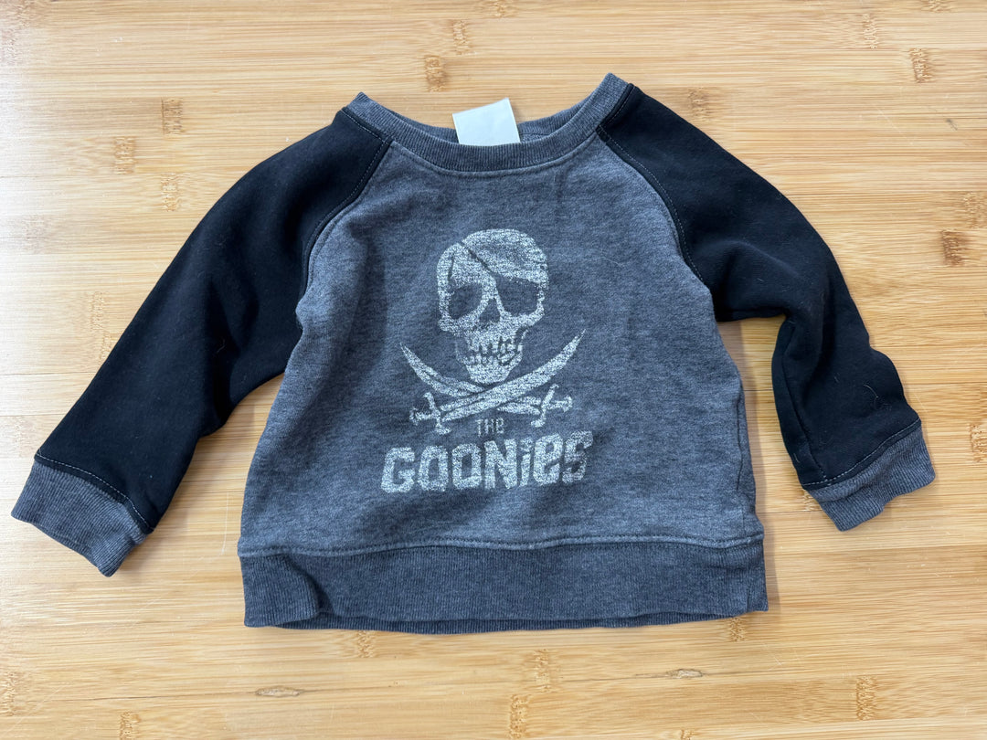 Gap Sweatshirt – 12-18 Months | Grey | Goonies Graphic