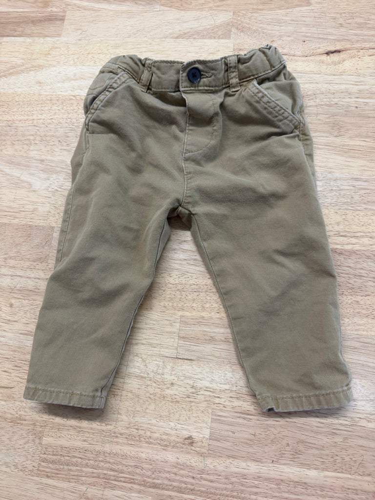 Zara Chino Pants – 12–18M | Light Brown | Internal Adjustment