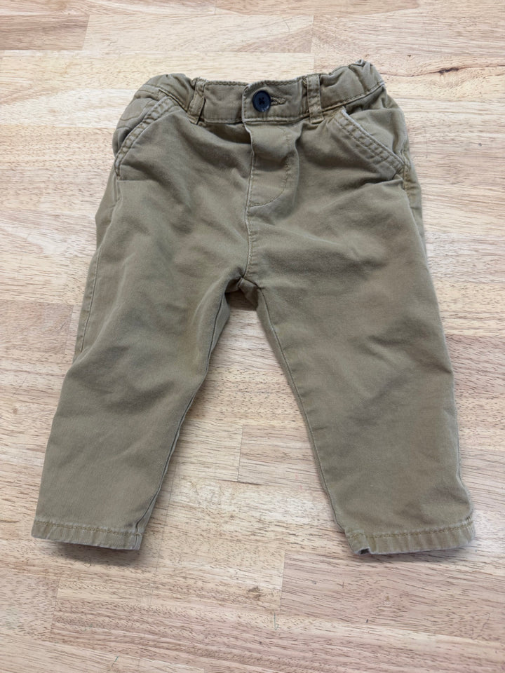Zara Chino Pants – 12–18M | Light Brown | Internal Adjustment