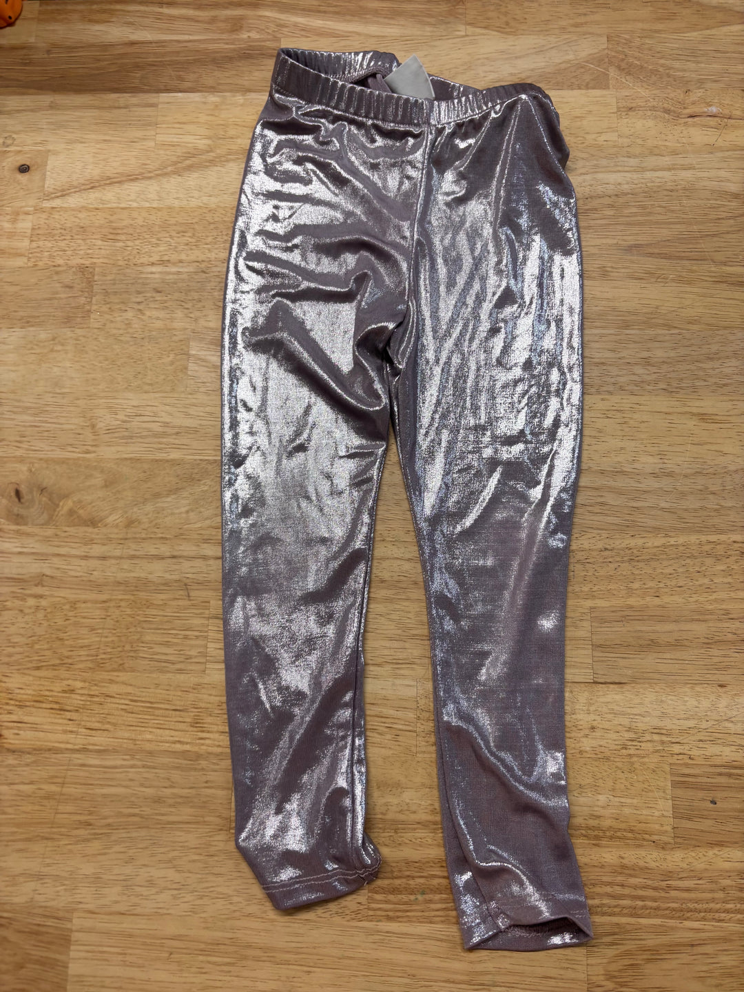 Zara Metallic Light Purple Leggings 3Y