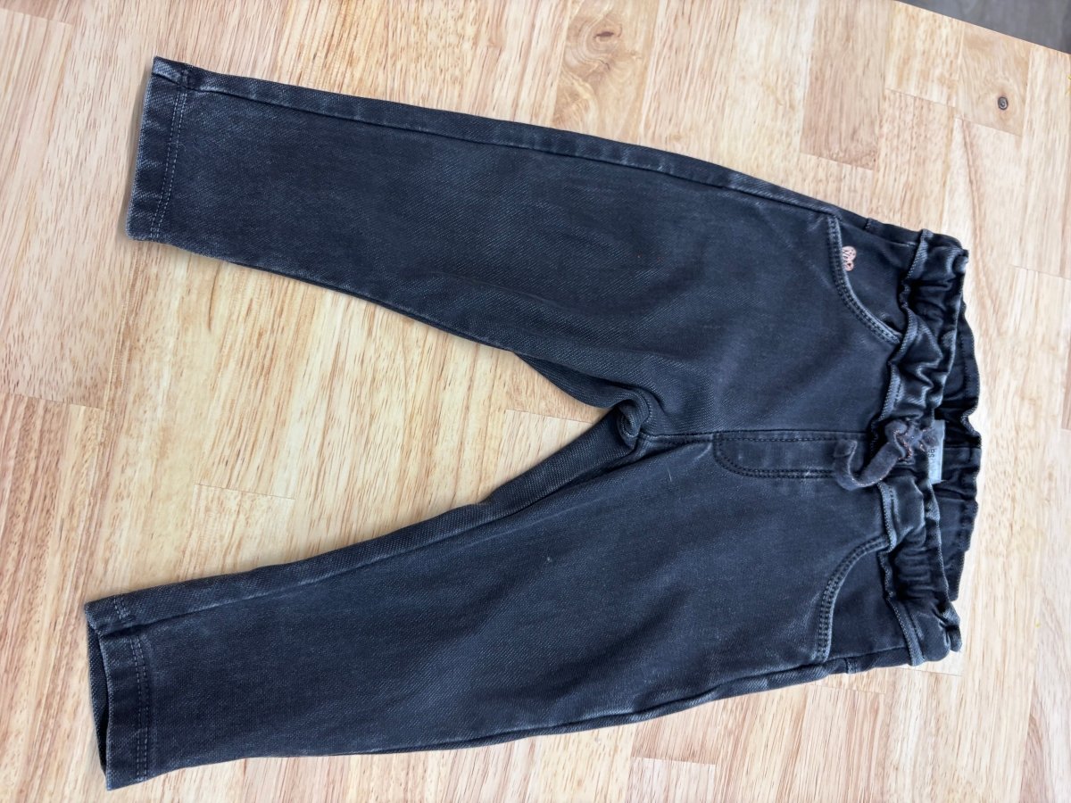 Noppies 74 cm Black Jeans - Nest and Sprout - Consignment