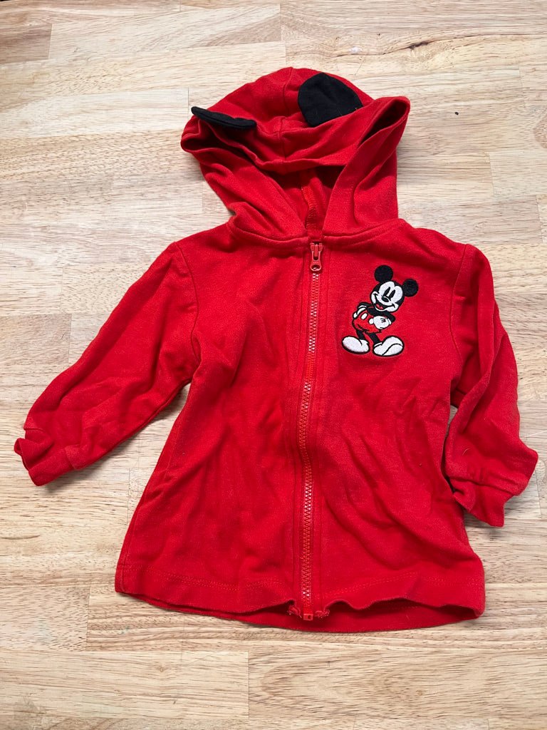 Disney Baby 6–12M Red Minnie Hoodie - Nest and Sprout - Consignment