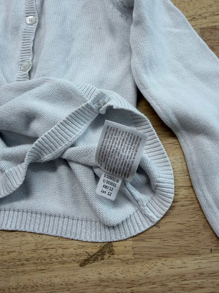 Old Navy White Knit Cardigan – One Size | 100% Cotton Vintage 2012 Excellent