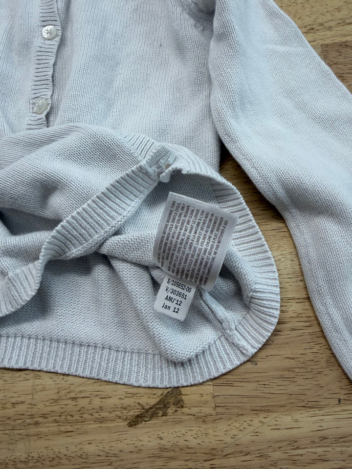 Old Navy White Knit Cardigan – One Size | 100% Cotton Vintage 2012 Excellent