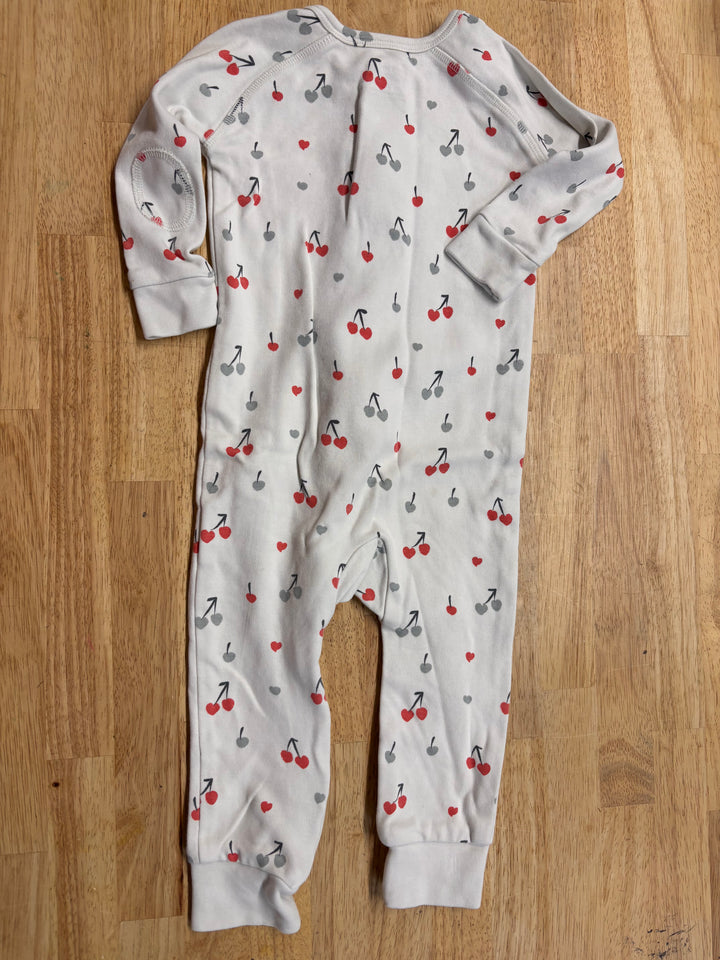 Pehr Cherry Print Sleeper 12-18M Imperfect