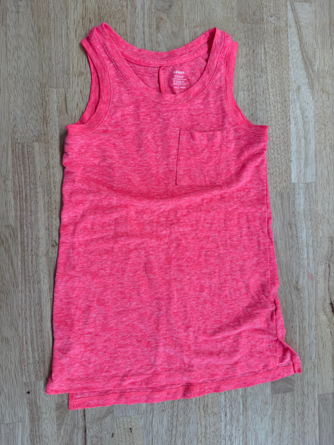 Old Navy Relaxed Heather Pink Tank Top