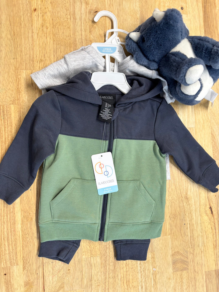 Flapdoodles Dinosaur Set – 6-9M NWT