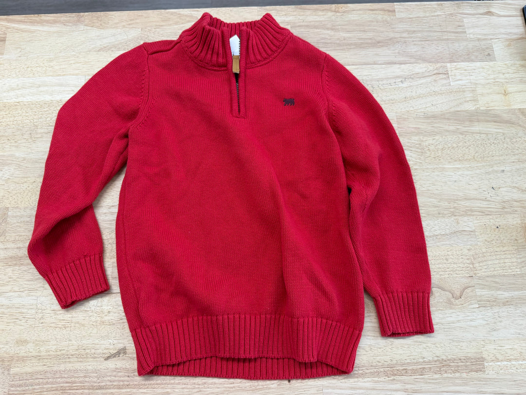 Carter's Kids Quarter-Zip Mock Collar Knit Sweater – 7