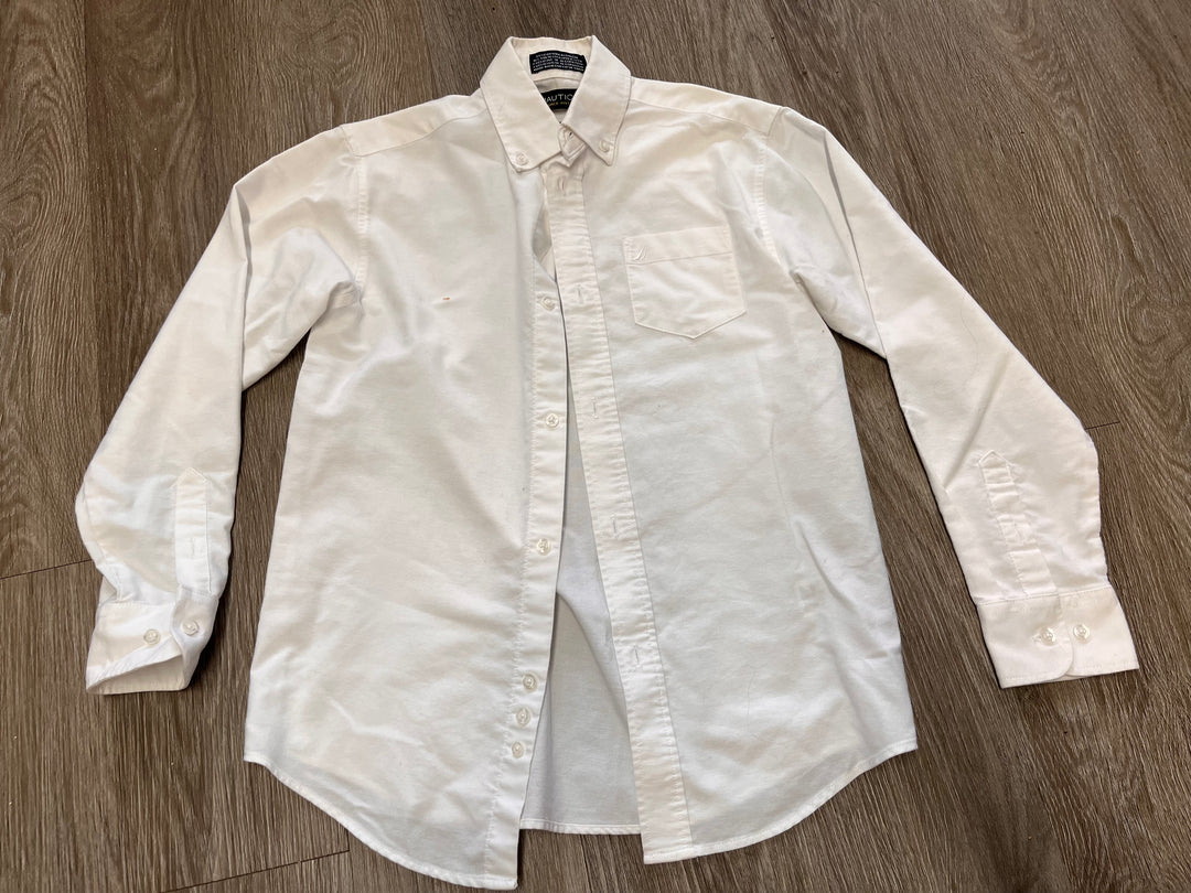 Nautica Oxford Button-Up Shirt – Size 12