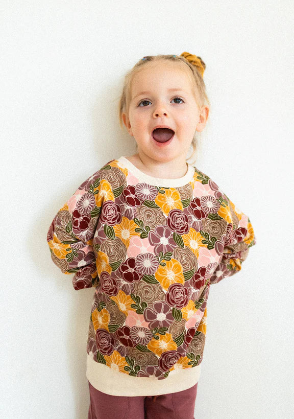 Jax + Lennon Relaxed Crew | Autumn Garden (12-18M to 5/6Y)