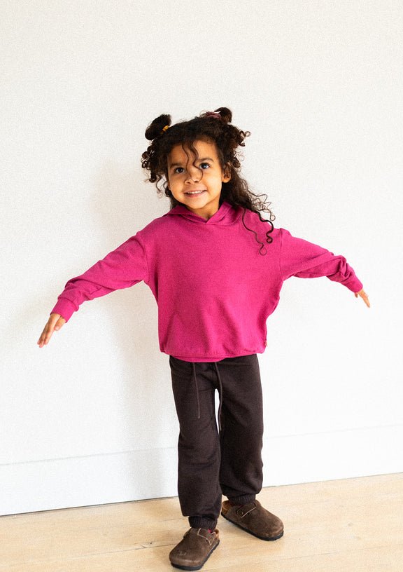 Jax + Lennon Fleece Sweatpants | Espresso (18 - 24M to 12/13Y) Final Sale - Nest and Sprout - Jax + Lennon