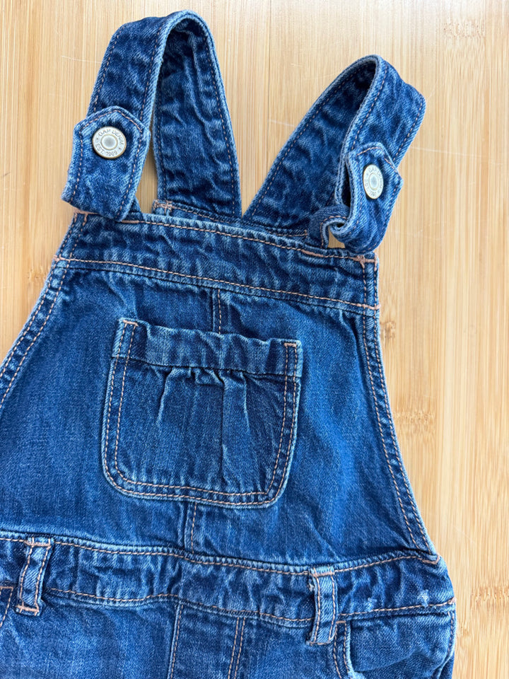 Gap Denim Snap Overalls – 2Y