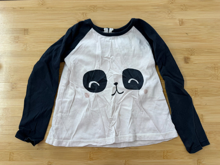 Tea Collection Panda Face Navy Sleeve Shirt – 3
