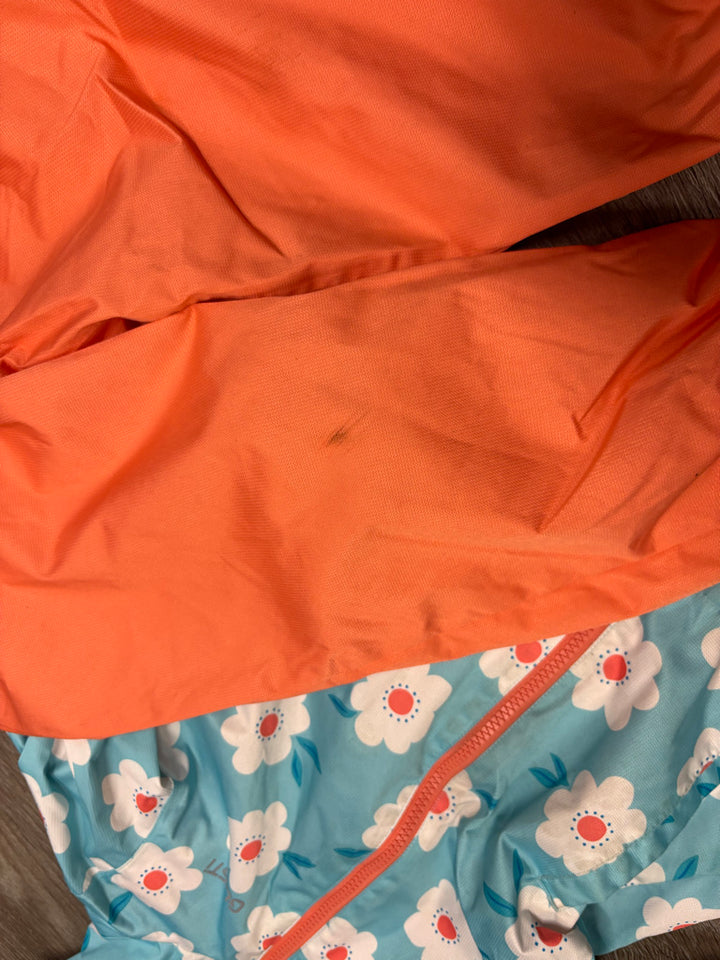 Gusti 3T Rain Set – Floral Jacket & Coral Pants