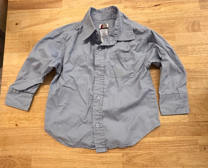 Gymboree Size 3 Button-Up Shirt – Blue Special Occasion