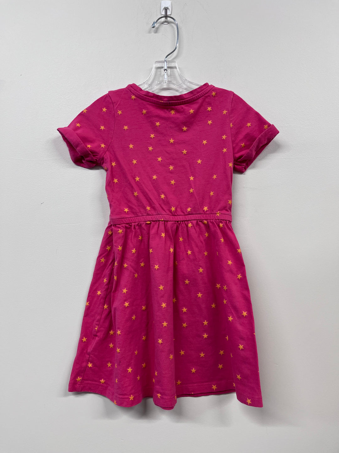 Amazon Essentials Dress, XS Youth, Pink with Stars