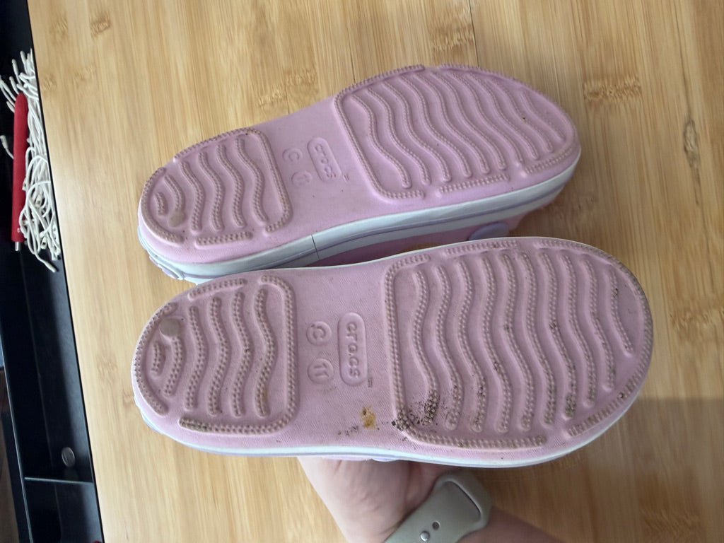 Crocs Sandals – C11 | Pink & Purple