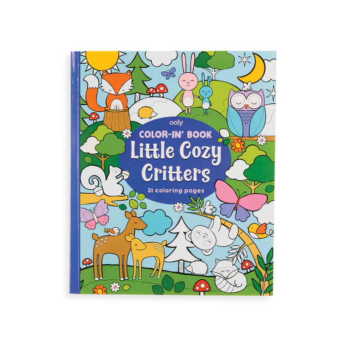 Color-in' Book: Little Cozy Critters