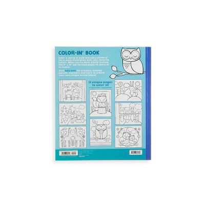 Color-in' Book: Little Cozy Critters