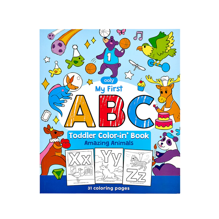 My First ABC: Toddler Color - in' Book - Nest and Sprout - Ooly