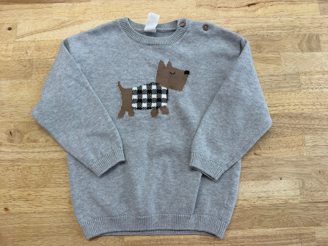 H&M Knit Sweater – 2/3Y | Sheltie Dog Graphic
