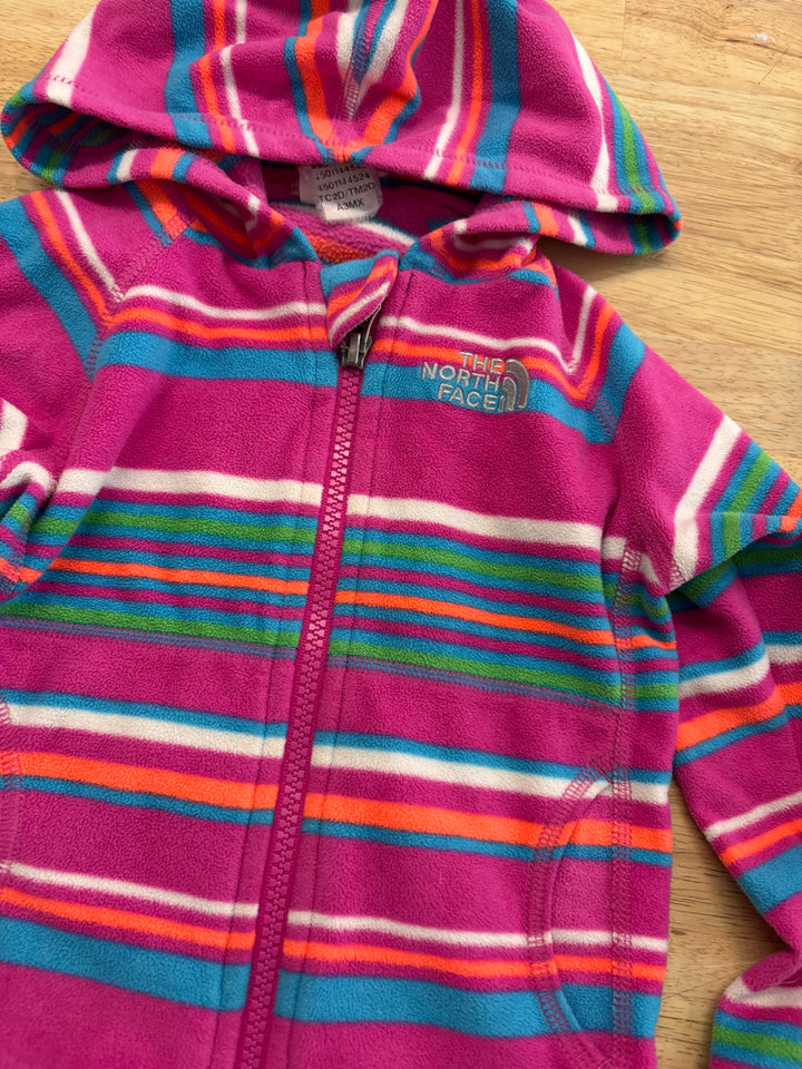 The North Face 2T Lightweight Hoodie – Pink Stripes