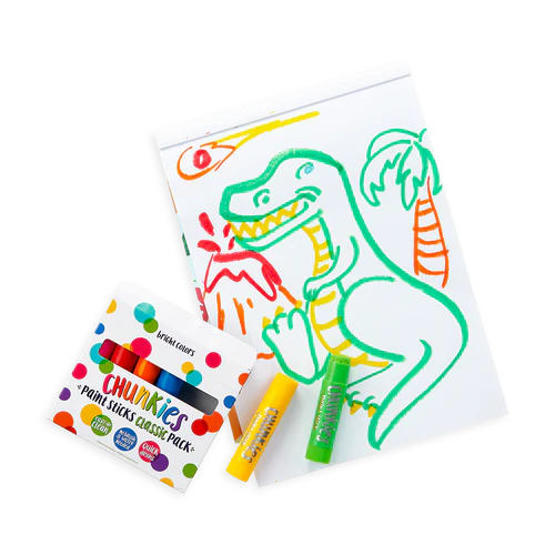 Chunkies Paint Sticks Classic (Set of 6) - Nest and Sprout - Ooly
