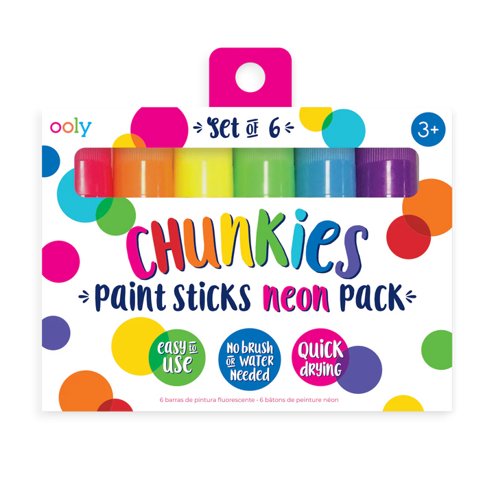 Chunkies Paint Sticks Classic (Set of 6)  | Neon