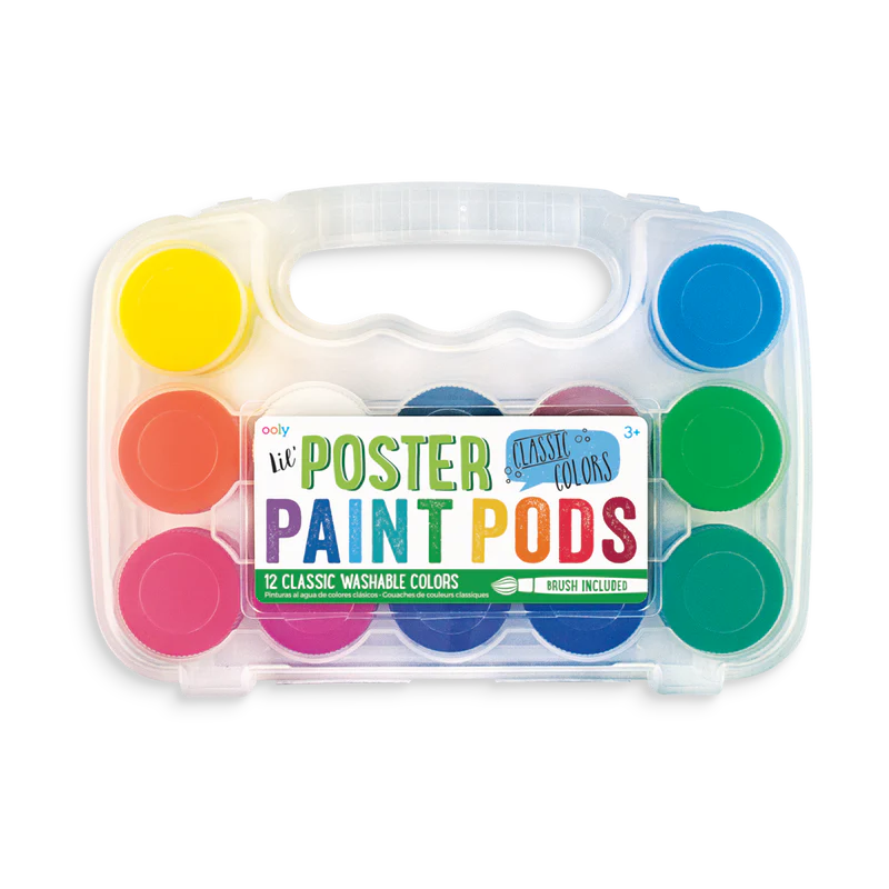 Lil' Paint Pods Poster Paints -  Classic Colors