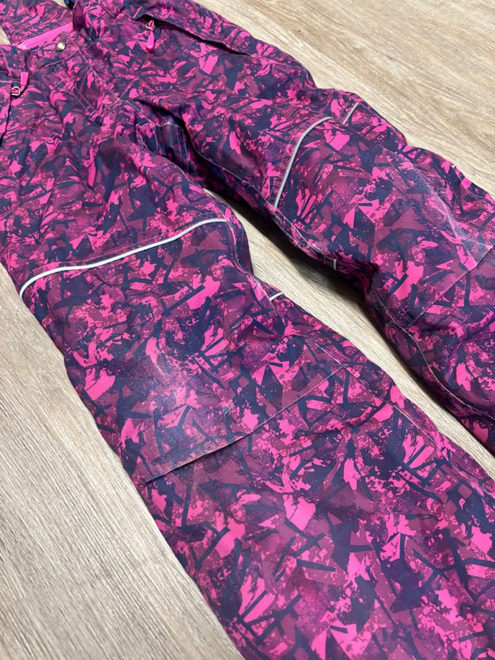 XMTN Purple Fuchsia Pattern Snowpants | Size 7 PLAY - Nest and Sprout-Consignment