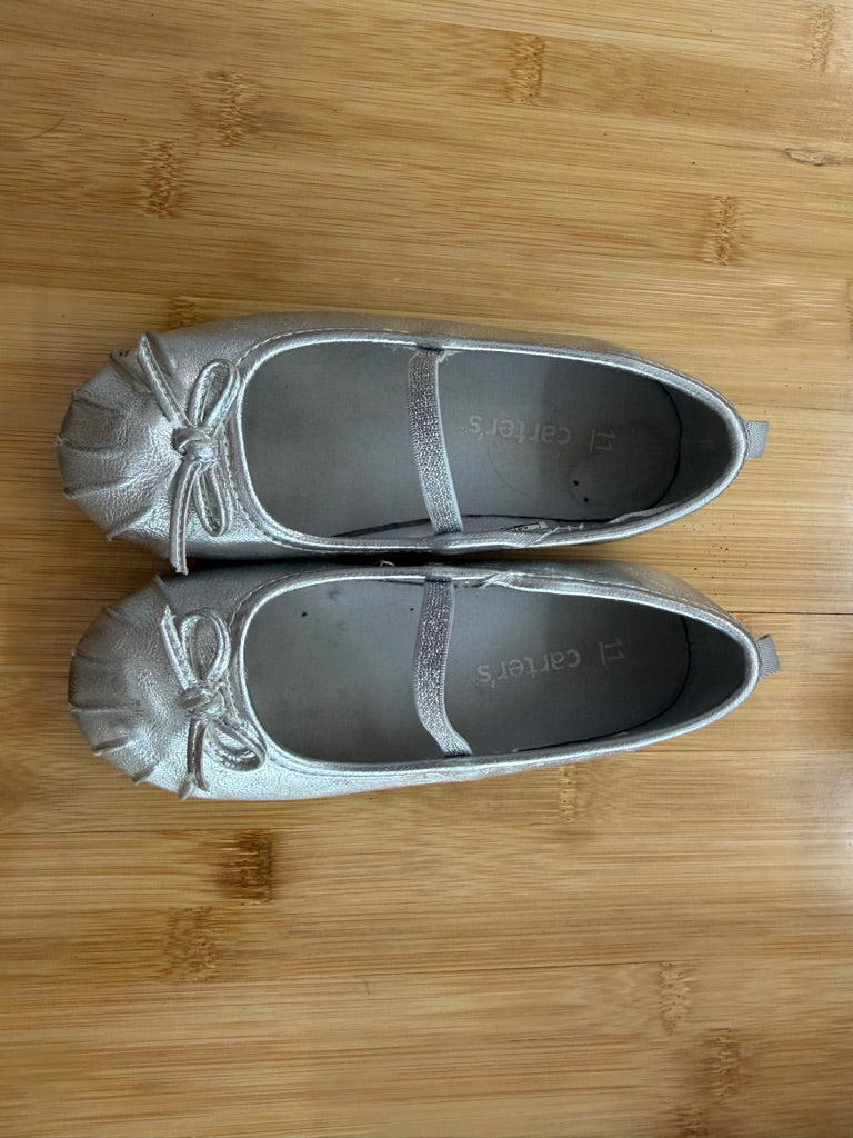Carter's Silver Slides – 11 | Slip-On