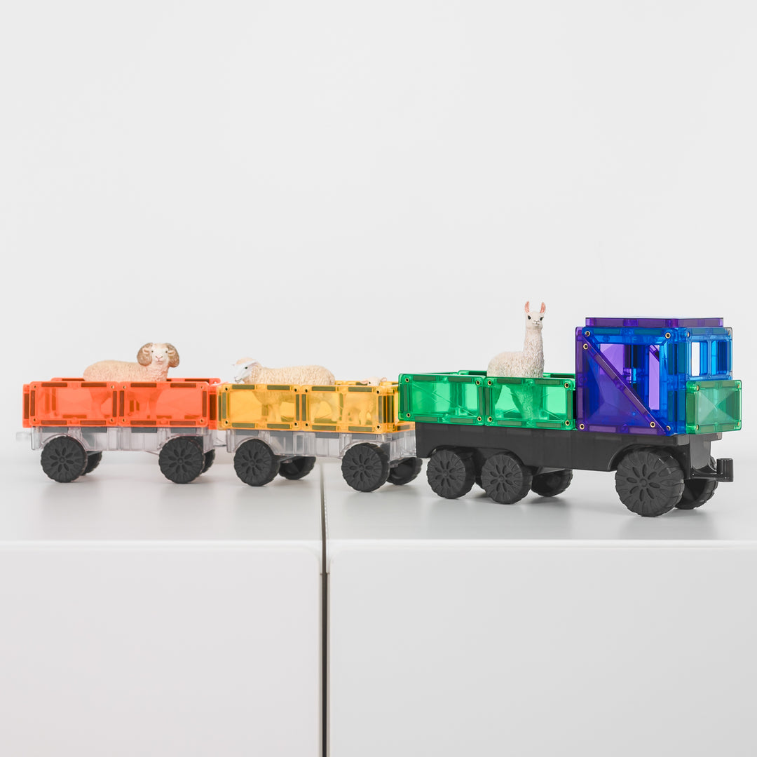 Connetix Rainbow Transport Pack, 50 Pieces