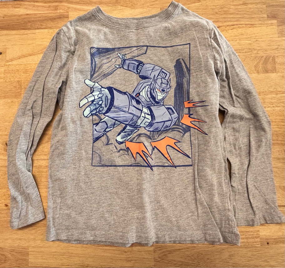 Carters Transformers Long Sleeve Tee 10/12
