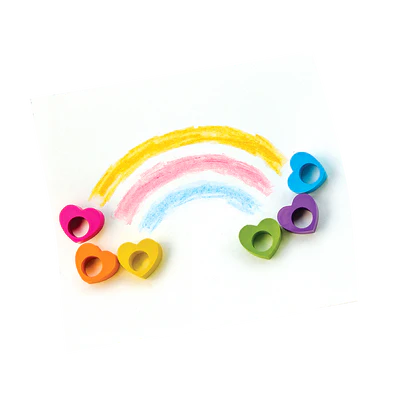 Heart Ring Crayons - Set of 6