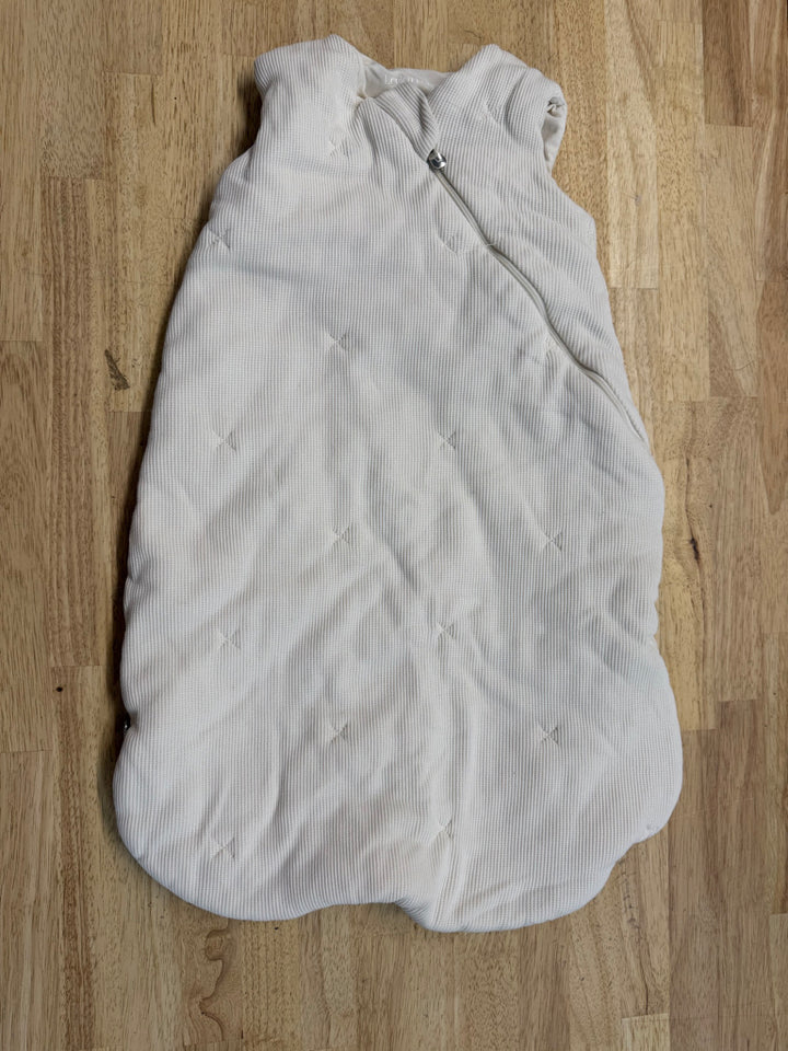 Loulou Lollipop Cream Waffle Tencel Sleep Sack – 0-6M| Excellent