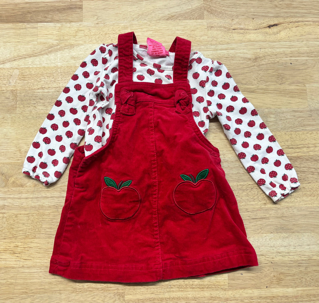 Isaac Mizrahi Corduroy Jumper Set – 12M