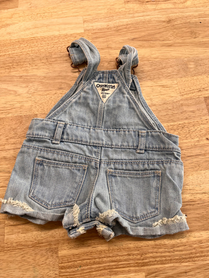 Oshkosh 3M Denim Short Overalls – Light Wash