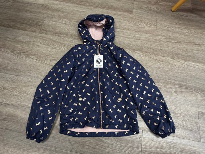 OshKosh Navy & Rose Gold Unicorn Lightweight Jacket – 8 - Nest and Sprout-Consignment